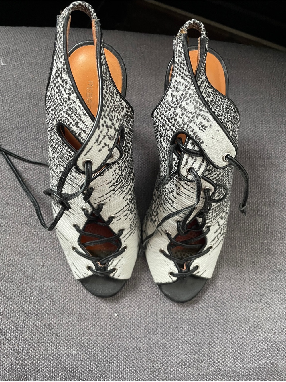 Rebecca Minkoff Lace Up Booties - Rio High-Heel - Picture 4 of 11